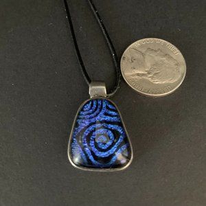 Sterling Silver Glass Pendant